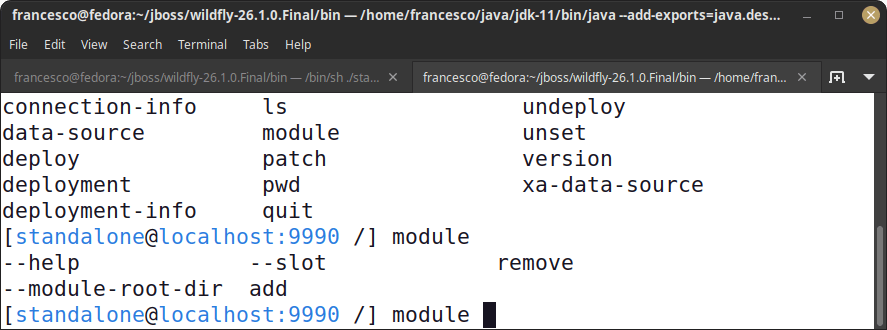 jboss add module cli