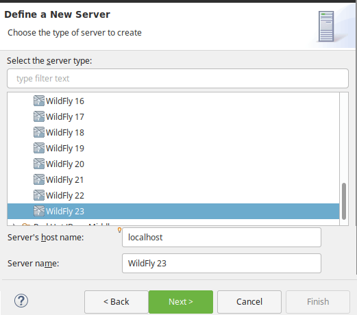 WildFly plugin for Eclipse