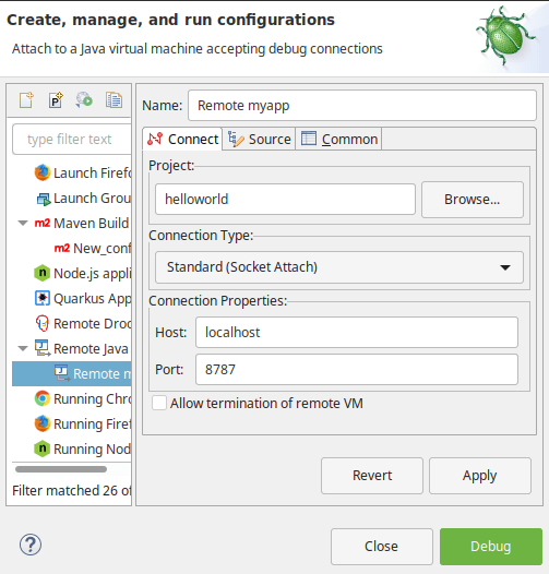wildfly remote debug