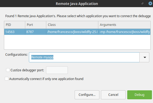 eclipse remote debug