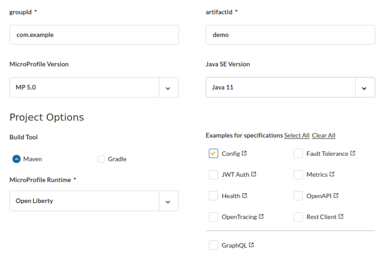 microprofile initializer online
