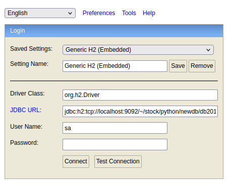 h2 database cheatsheet