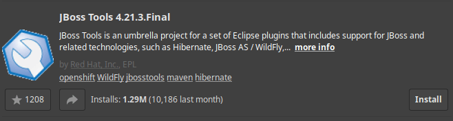 Eclipse WildFly integration
