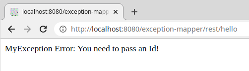 how to handle exception rest service