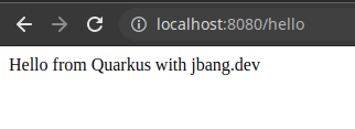 quarkus jbang