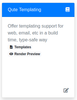 quarkus template