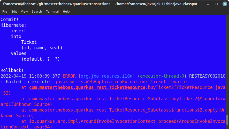 quarkus transactions