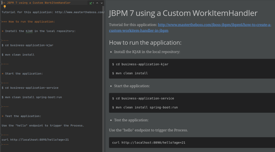 asciidoc intellij idea
