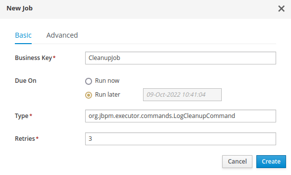 LogCleanUpCommand spring boot