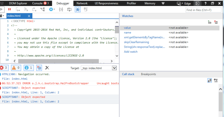 unable to access wildfly admin console