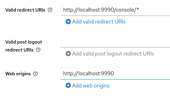 Enhanced security through Keycloak integration for WildFly console