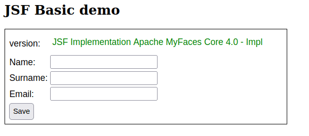 configuring jsf version wildfly