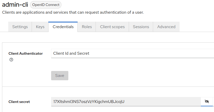 keycloak how to use the REST API