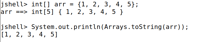 how to initialize an array in java