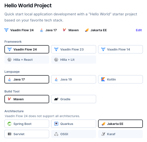 vaadin wildfly jakarta ee tutorial