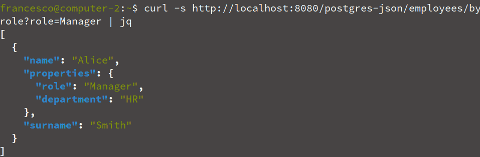 JPA insert select JSON in Database