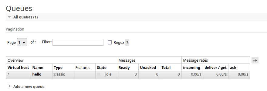 rabbitmq docker