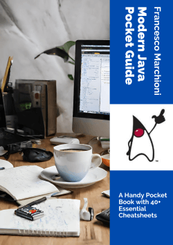 modern java reference guide cheatsheet