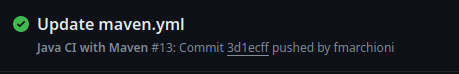 Github actions example with maven