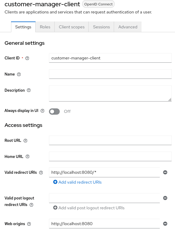 wildfly OIDC authentication with keycloak